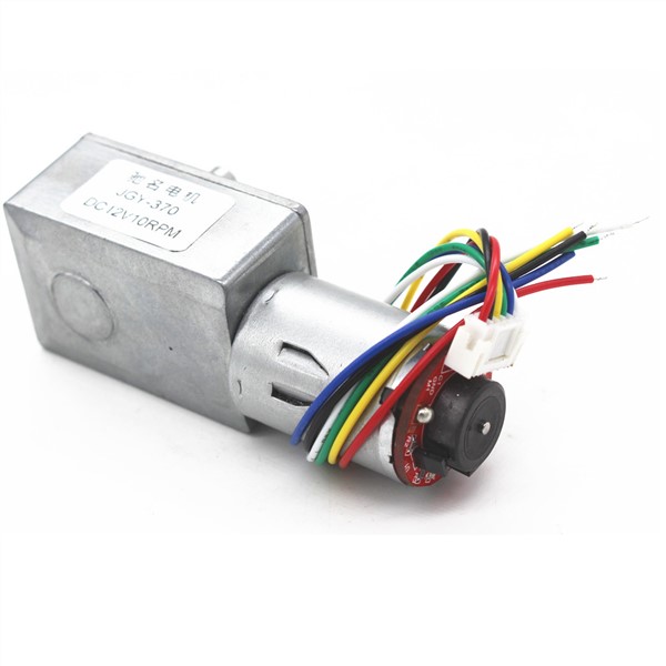 DC6V 12V 24V 2rpm to 150rpm Low Speed High Torque Full Metal Gearbox Encoder Turbo Worm Gear Motor