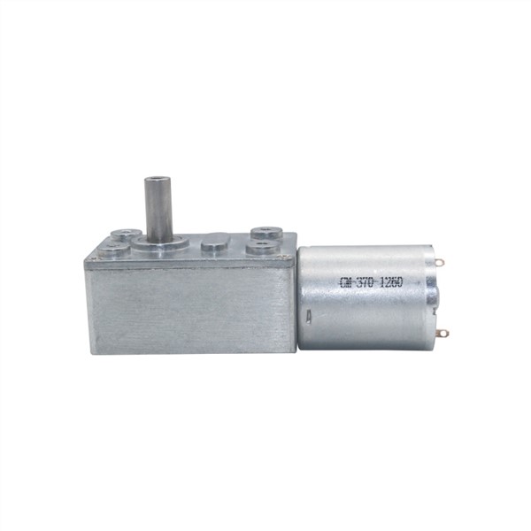 DC6V/12V24V 2RPM to 150 RPM High Torque Speed Reducer Metal Worm Gear Box Motors Reversible Low Speed Worm Gear Motor JGY370