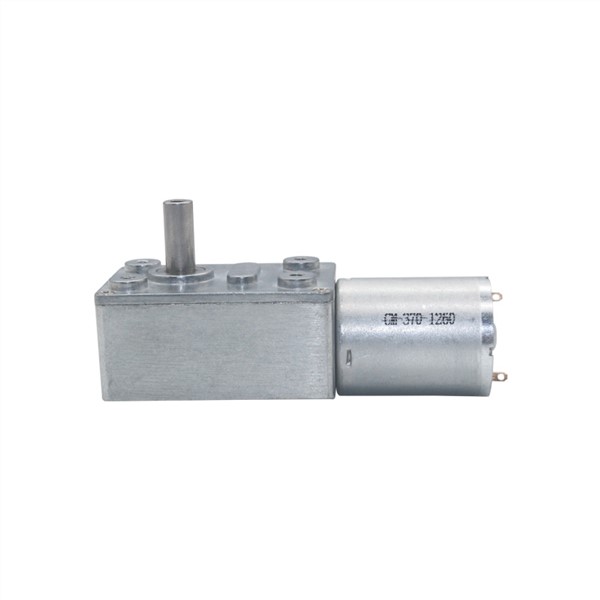 DC 6V/12V24V Speed: 2RPM to 150 RPM Worm GearMotor with Metal Gear Worm Drive Gearbox Worm Geared Motor