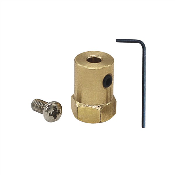 Flexible Coupling Coupler with 65mm Wheel for 3mm 4mm 6mm 8mm Shaft Motor