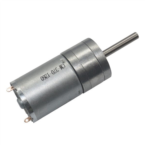 16rpm-1360 Rpm Micro Low Speed Small Gear Motor with 25mm*4mm Long Output Shaft with Bracket L Shaped Mounting DC Geared Motor