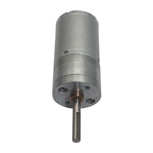 16rpm-1360 Rpm Micro Low Speed Small Gear Motor with 25mm*4mm Long Output Shaft with Bracket L Shaped Mounting DC Geared Motor