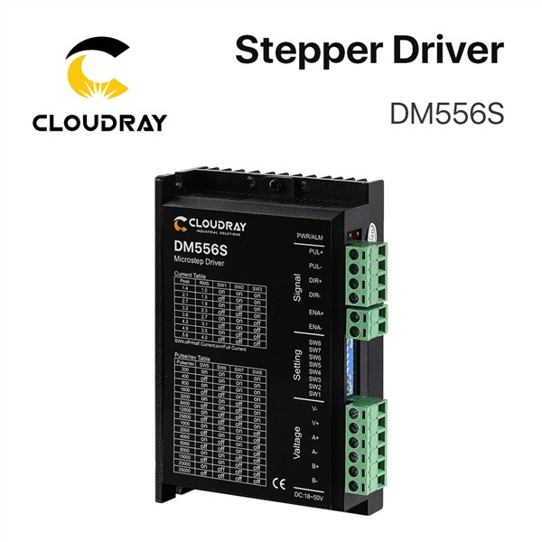 Cloudray 2-Phase Stepper Motor Driver DM556S Supply Voltage 18-50VDC Output 1.4-5.6A Current