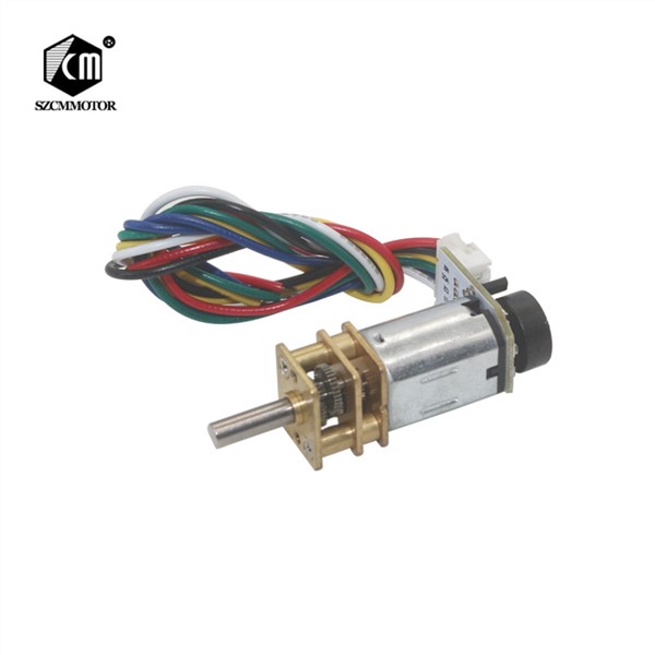 N20 Micro Encoder Gear Motor DC6V 39RPM To 3000RPM Encoder Motor Reducer Gearmotors DC Geared Motors Top Quality