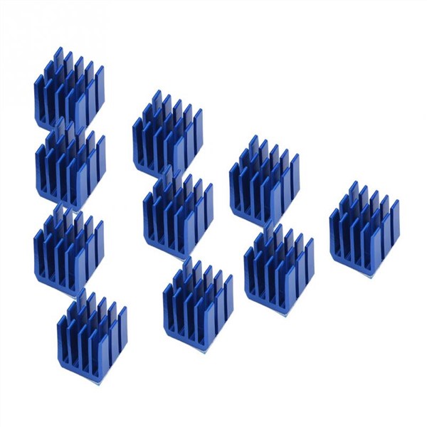 10pcs/Lot Stepper Driver Heatsink Aluminum Cooler Motor Driver Heatsink Electronic Heat Sink Cooling Fins Cooler for Printer