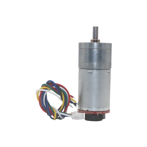 6v 12v 24v 25mm Diameter Gearbox Micro Gear Motor with Encoder 2phases Output 11pulses/Turn Mini Encoder Geared Motors