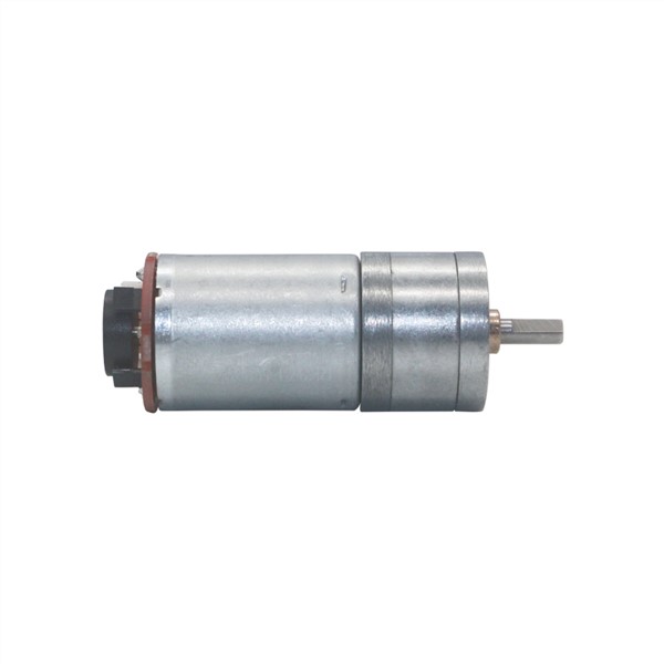 6v 12v 24v 25mm Diameter Gearbox Micro Gear Motor with Encoder 2phases Output 11pulses/Turn Mini Encoder Geared Motors