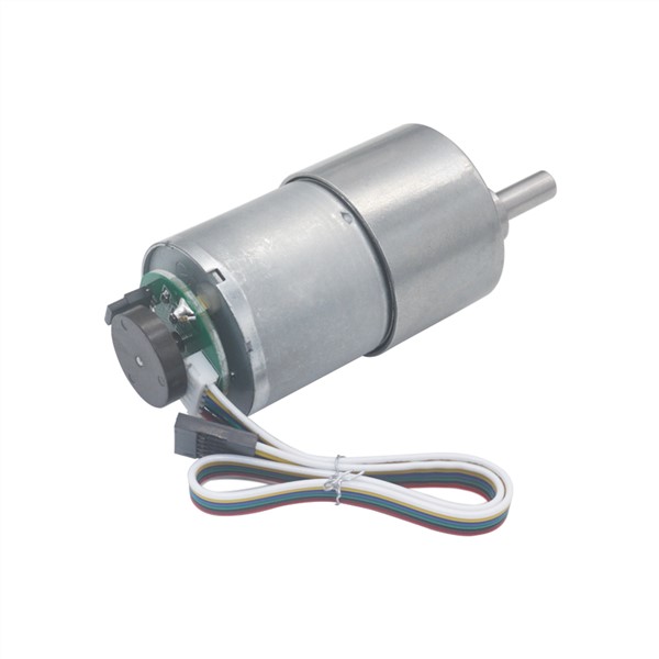 37mm Diameter All Metal Gear Box 12v 24v DC Gear Motor with Encoder 7RPM To 1600 Rpm Gearmotor Motop High Torque Eccentric Shaft