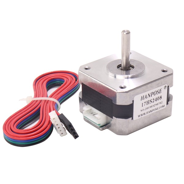 17HS2408 4-Lead Nema 17 Stepper Motor 42 Motor 42BYGH 0.6A with DuPont Line CE ROSH ISO CNC & 3D Printer