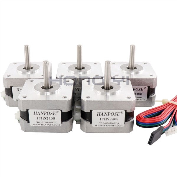 17HS2408 4-Lead Nema 17 Stepper Motor 42 Motor 42BYGH 0.6A with DuPont Line CE ROSH ISO CNC & 3D Printer