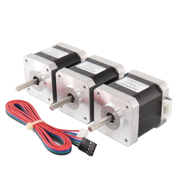 Nema17 Stepper Motor for 3D Printer 4-Lead 48mm /78Oz-In 1.8a Nema 17 Motor 42BYGH 1.7A (17HS8401) Motor with DuPont Wires