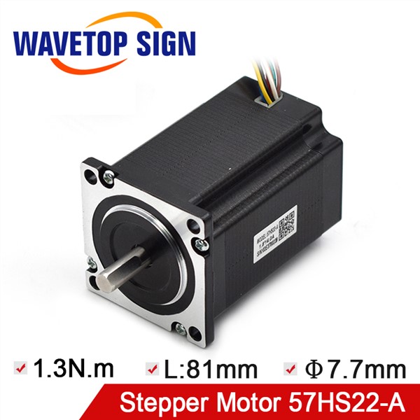 Leadshine Nema 23 Stepper Motor 57HS22-A Holding Torque 2.2N. M Current 4A CNC Laser Grind Foam Plasma