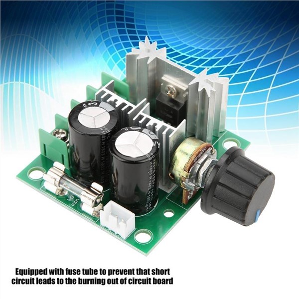 12V-40V 10A PWM DC Motor Governor Stepless Variable Speed Switch Module 13kHz DC PWM Motor Speed Controller Regulator