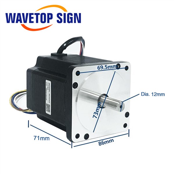 Leadshine Nema 34 Stepper Motor 863S22 Holding Torque 2.3N. M Use for Laser Engraving Machine CNC Router