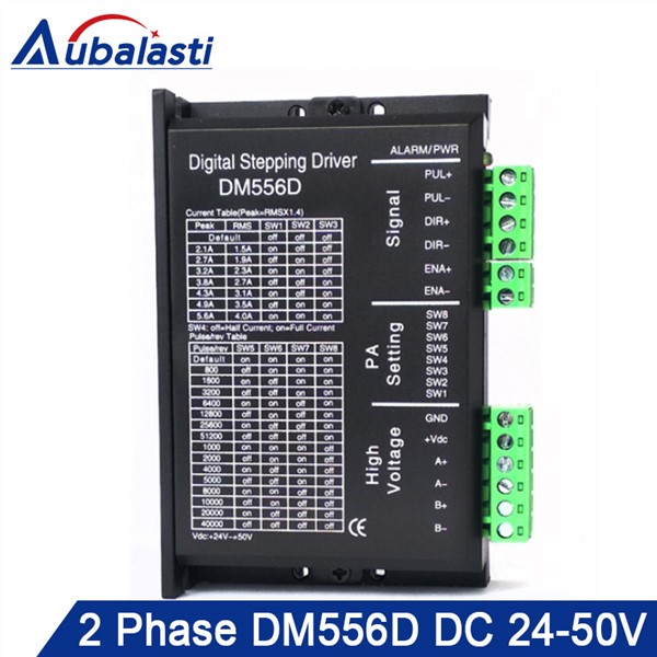 2 Phase Digital Stepper Motor Driver Leadshine DM556D VAC18-80V Step Motor Driver Use for CNC Engraver Cutting Machine