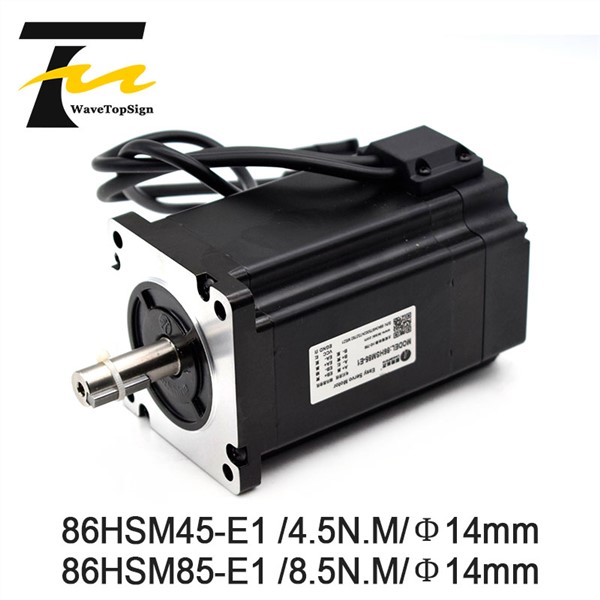 Leadshin Engraver Hybrid Servo Motor 86HSM85-E1 Voltage 75V Torque 8.5N. M Current 8A Motor High Torque Motor