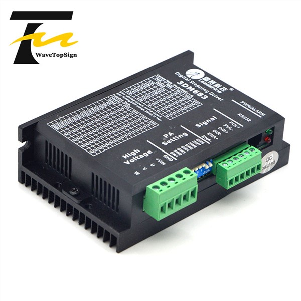 Leadshine 3 Phase Stepper Motor Driver 3DM683 Stepper Motor Driver 20-60VDC 0.5-8.3A Stepper Driver Use for CNC Engraver Machine