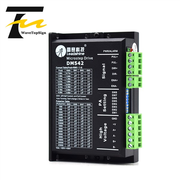 2Phase Stepper Motor Driver M542 M542-05 Input Voltage 20-50VDC Current 1.0-4.2A Driver Use for CNC Engraver Cutting Machine