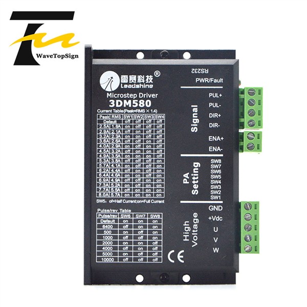 Leadshine 3Phase Stepper Motor Driver 3DM580 Input Voltage DC18-50V Current 2.5-8A Match Motor 57 86