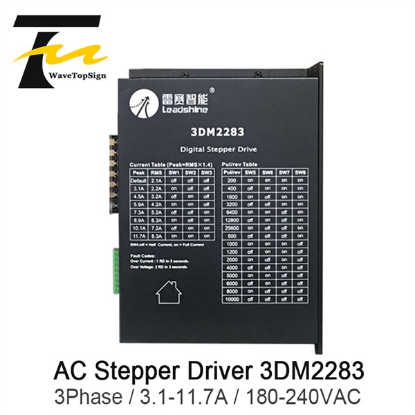 Leadshine 3Phase Stepper Driver 3DM2283 Input Voltage AC180-240V Current 3.1-11.7A Match Stepper Motor 86 110 130 Serial