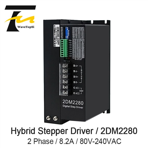 JMC Digital Stepping Motor Driver 2 Phase 2DM2280 3 Phase 3DM2080 80-240VAC 8.2A ADAPTS 220V AC Motor 110 130 Stand