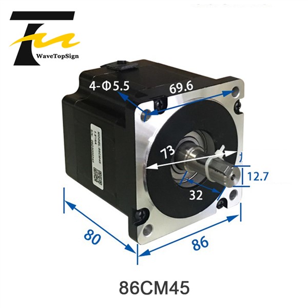 Leadshine 2 Phase 86 Series NEMA34 Step Motor Sets 86CM35 86CM45 86CM80 86CM85 86CM120 + Driver DM882S Input Voltage VDC36-80V