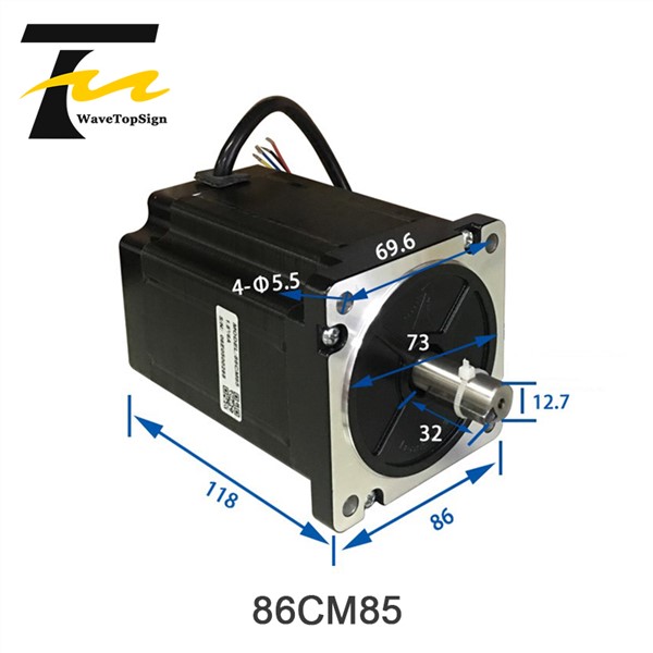 Leadshine 2 Phase 86 Series NEMA34 Step Motor Sets 86CM35 86CM45 86CM80 86CM85 86CM120 + Driver DM882S Input Voltage VDC36-80V