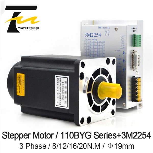 3Phase NEMA42 Step Motor Drive 110BY350A 110BYG350B 110BYG350C 110BY350D 110BY350E 8 12 16 20N. M 110BY Stepper Motor 220V