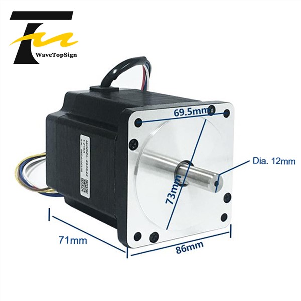 Leadshine Nema 34 Stepper Motor 863S22 Holding Torque 2.3N. M Use for Laser Engraving Machine CNC Router