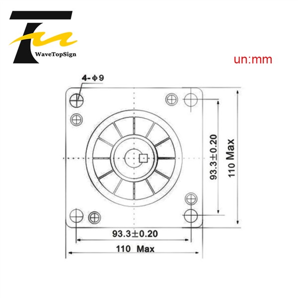 NEMA42 2 Phase 110BYG Series Stepper Motor Step Angle 1.8 8N. M 12N. M 18N. M 22N. M Torque Stepper Motor