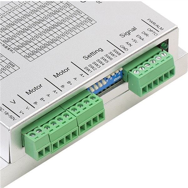 Rtelligent Nema 23 24 Stepper Motor Driver 24-50VDC R60-D Drives the Two-Axis Motor Independent Operation Stepper Driver