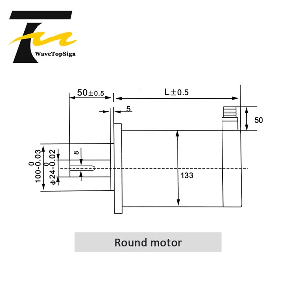 NEMA52 130BYG Series 3 Phase Mixed Type Stepper Motor 24N. M 30N. M 37N. M 50N. M 130 Stepper Motor Miniature