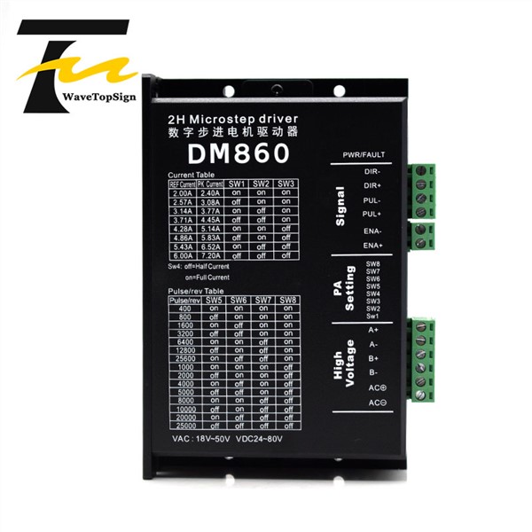 Stepper Motor Driver DM860 Microstep Motor Brushless DC Motor Shell for 57 86 Stepper Motor Nema23 Nema34