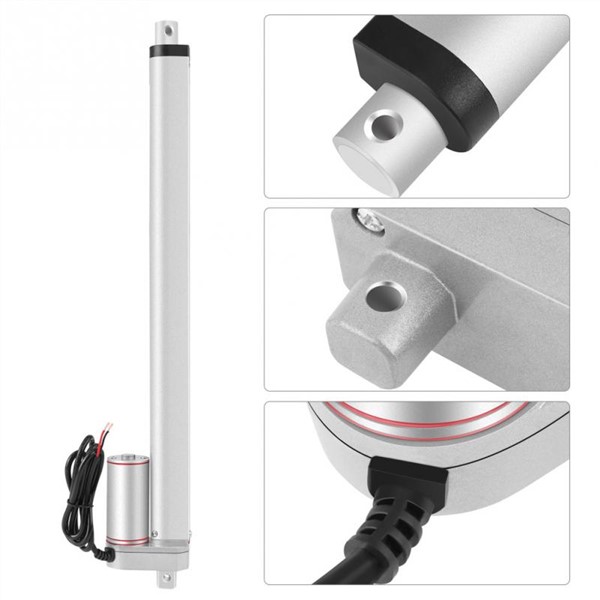 350mm Electric Linear Actuator Stroke High Duty 750N Straight Line Electric Linear Actuator Speed Regulator for DC Motors