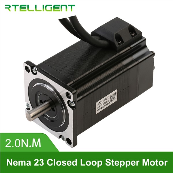 Rtelligent Nema 23 57A2EC 2.0N. M 4.0A 2 Phase Hybird CNC Closed Loop Stepper Motor Easy Servo Motor Step-Servo with Encoder