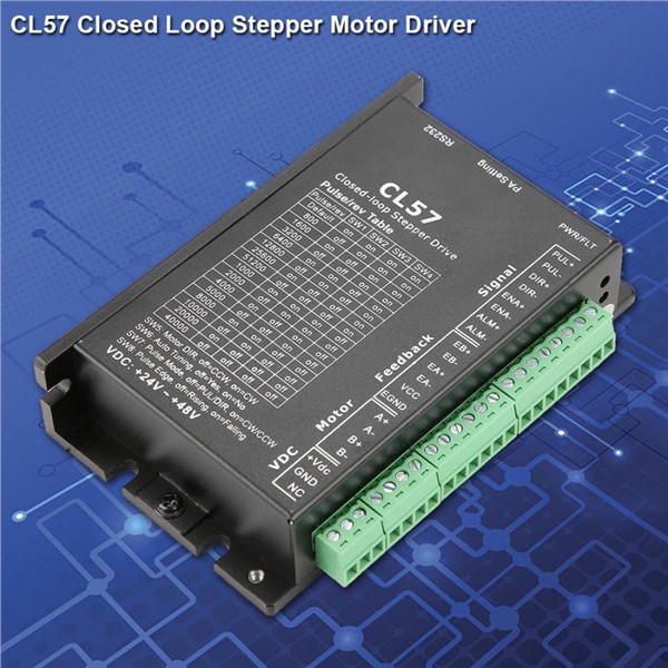 DC Motor Driver 57CME23 NEMA23 2 Phase Stepper Motor & CL57 Motor Driver Set 5-24VDC New Stepping Motor