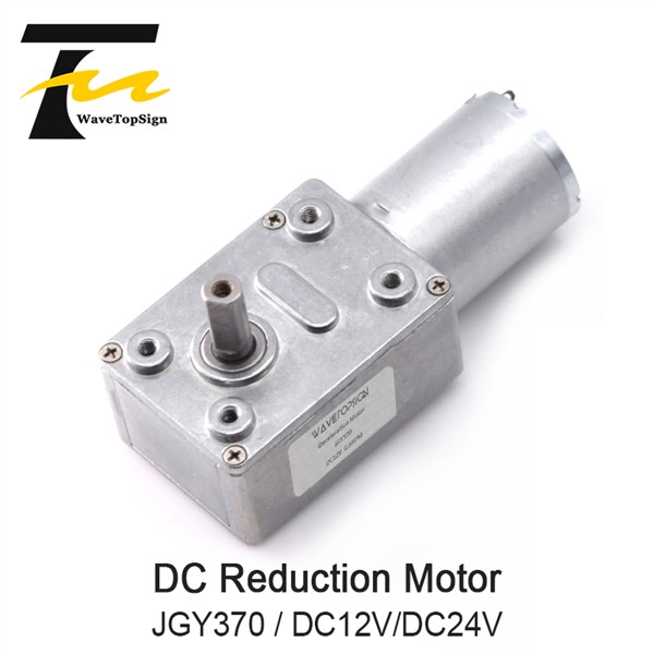 DC 12V Gear Reduction Motor Worm Reversible High Torque Turbo Geared Motor 2-100RPM Mayitr Mini Electric Gearbox Reducer