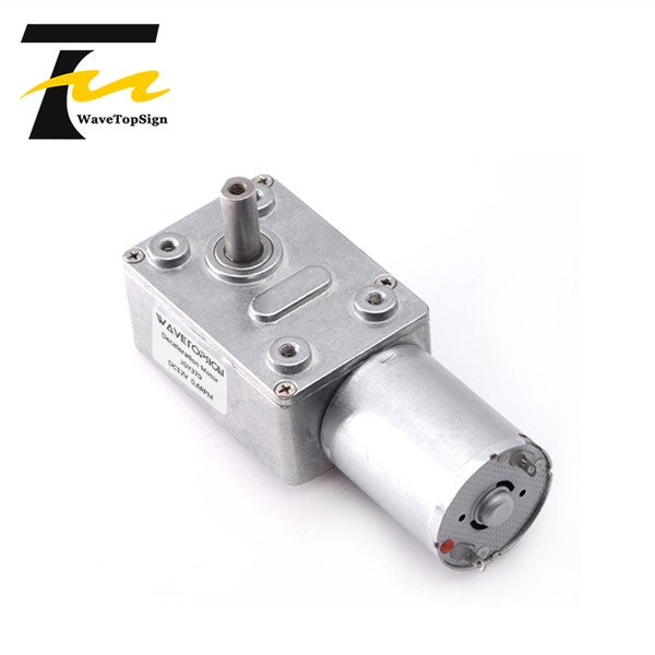 DC 12V Gear Reduction Motor Worm Reversible High Torque Turbo Geared Motor 2-100RPM Mayitr Mini Electric Gearbox Reducer