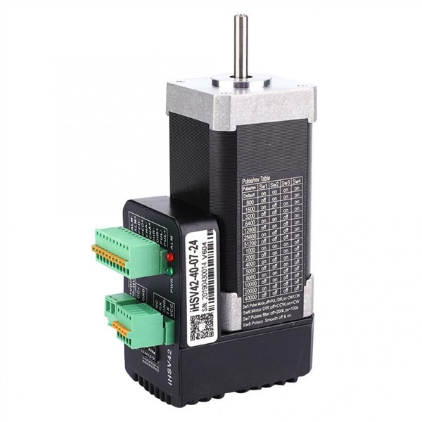 IHSV42-40-07-24 NEMA17 Integrated Servo Motor 24VDC 78W with 1000 Lines Encoder Servo Motor Dc Motor Driver