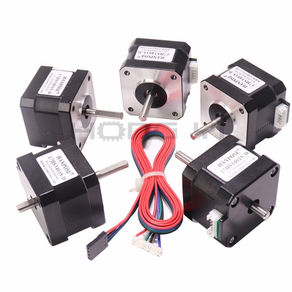 10pcs/Lot Nema17 Dual Shaft CNC Stepper Motor 42x34 NEMA 17 Stepper Motor 1.3A 28N. Cm Double Shaft Stepping Motor