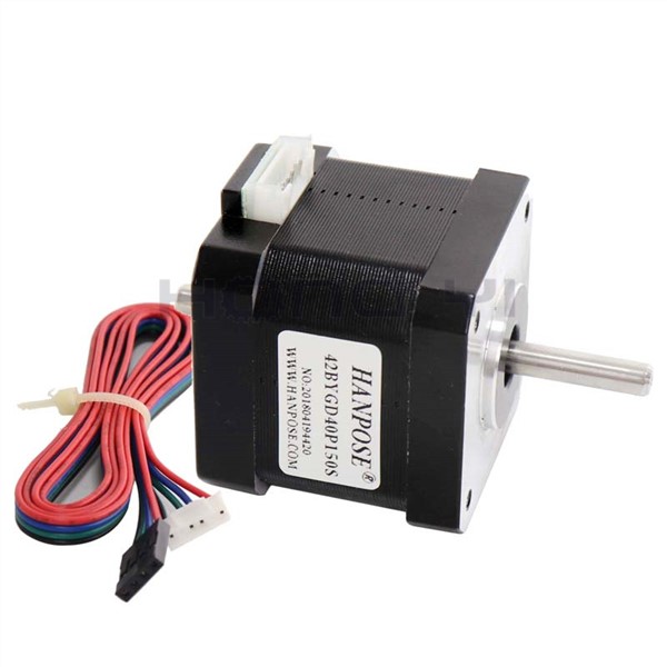 3PCS Nema17 Stepper Motor 42 Motor 17HS4401S Motor Double Shaft with 1M DuPont Line 1.7A 40N. Cm for CNC & 3D Printer