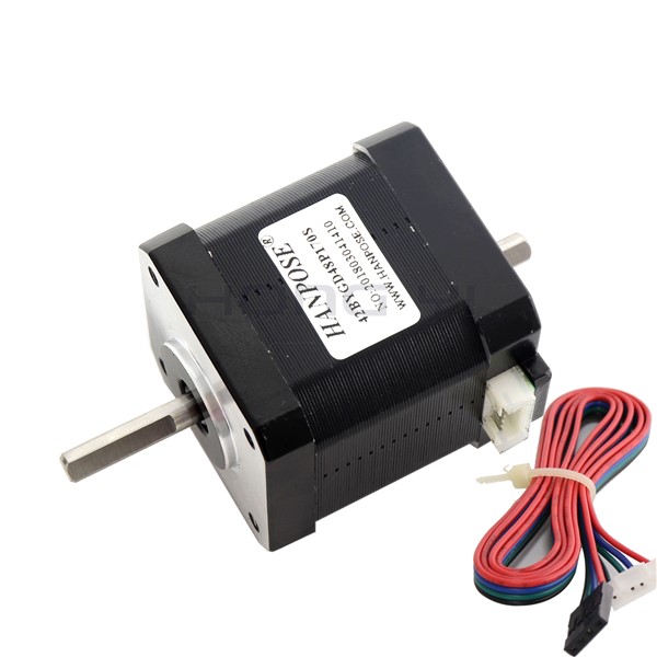 3pcs 17HS8401S Double Shaft 48mm Nema 17 Stepper Motor 42 Motor 42BYGH 1.8A 52N. Cm 4-Lead for 3D Printer CNC Laser