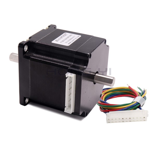 NEMA 23 Stepper Motor Double Shaft 2.8A 12.6N. M Dual Shaft D=8mm 57x56mm Nema23 Stepping Motor for CNC