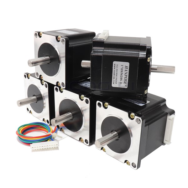 NEMA 23 Stepper Motor Double Shaft 2.8A 12.6N. M Dual Shaft D=8mm 57x56mm Nema23 Stepping Motor for CNC