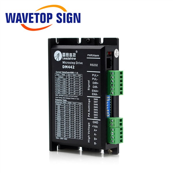 WaveTopSign Leadshine 2 Phase Stepper Motor Driver DM442 Voltage 20~40VDC Current 1.0~4.2A