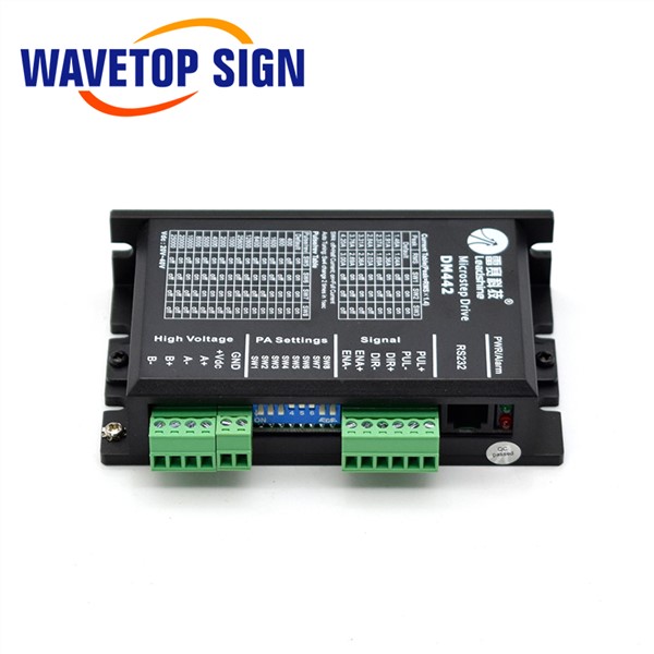 WaveTopSign Leadshine 2 Phase Stepper Motor Driver DM442 Voltage 20~40VDC Current 1.0~4.2A