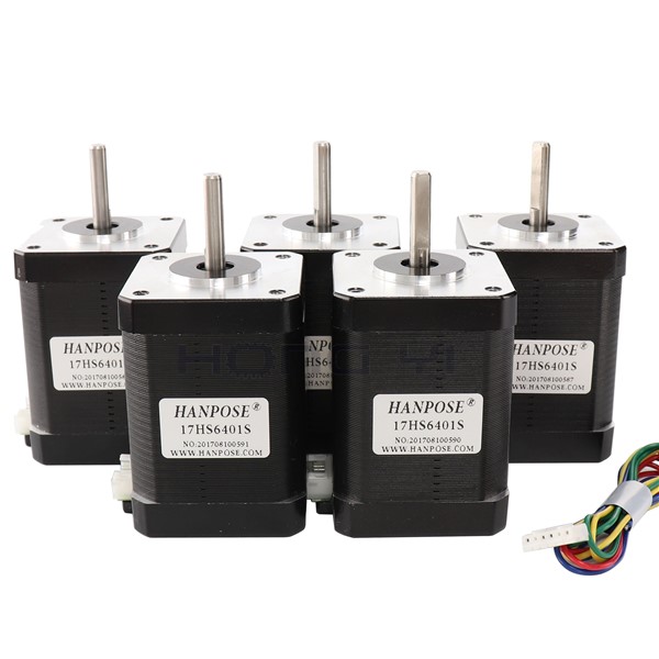 Free Shipping 10PCS NEMA 17 Stepper Motor 1.8 Degrees 42 Hybrid Step Motor Two Phase 60mm 7.3kg. Cm 1.8A Step Motor