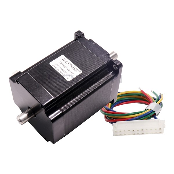 23HS7628S Double Shaft Stepper Motor Dual Shaft D=8mm 2.8A 1.89N. M Nema 23 Stepping Motor for CNC