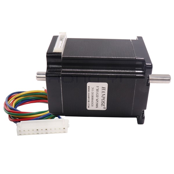 23HS7628S Double Shaft Stepper Motor Dual Shaft D=8mm 2.8A 1.89N. M Nema 23 Stepping Motor for CNC