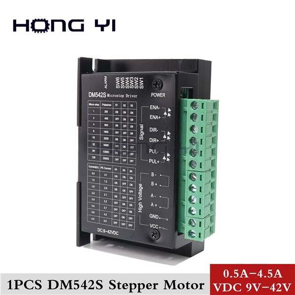 Dm542S for Nema 23 Motor, M542/2M542 Stepper Driver, DM542 Stepper Drivers 18-48 VDC Max. 4.5A 57 86 Series